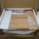 Mini Fridge Stand with StorageSmall Refrigerator Stand with WoodenMini Fridge Table with Drawer for Dorm, Apartment, Office, BedroomHold 300LBS, Light Oak