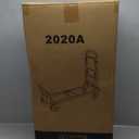 Aluminium Folding Hand Truck Heavy Duty 440lbs Capacity 2 in 1 Convertible Hand Truck Dolly with Pneumatic Wheels and Telescoping Handles, Portable Dolly Cart with Bungee Cords for Moving