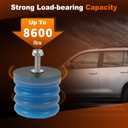 ACROPIX Pair SSF60440 Rubber Bushing Suspension Kit for Toyota Tacoma 2016-2021 for Toyota Tundra 2000-2021 Car Rear Suspension Rubber Helper Springs Kit Axle Bump Stop Durable SES Set