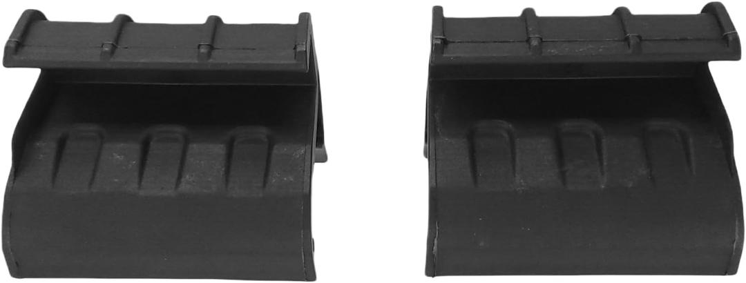 Pair of Soft Top Rear Window Clips Retainer Brackets Tailgate Bar Holders 55395760AE 55395761AE Replacement for Jeep Wrangler JK JKU 2 Door 4 Door 2007-2018