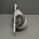 Clorox Toilet Plunger with Hideaway Caddy, Set of 2  for Bathroom Organization and Storage, Bathroom Accessories, Toilet Unclogger, with Holder, White