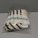 PRETTYGARDEN Fall Sweaters for Women 2025 Long Sleeve Crewneck Blouses Dressy Casual Ribbed Striped Knit Pullover Jumper Tops (Small, Beige Apricot)