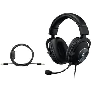 Logitech G Pro X SE Wired Gaming Headset: Blue VO!CE Detachable Boom Mic, DTS 7.1, 50 mm Drivers, USB/3.5mm Aux, USB DAC Included, for PC, Xbox, PS5, PS4 - Black