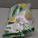 Jekeno Lemon Floral Blanket Yellow Fruits Green Leaves Print Gifts for Women Kids Girls Home Bedroom Living Room Decor Soft Cozy Lightweight Throw Blankets White 50"x60"