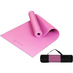 Primasole Yoga Mat with Carry Strap for Yoga Pilates Fitness and Floor Workout at Home and Gym 1/3 thick (Azlea Pink Color) PSS91NH046A