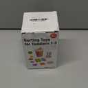 Montessori Toys for 1-3 Year Old, Wooden Color Sorting Learning Toys for Toddlers, Fine Motor Skills Toys for 2-3, Sensory Development Educational Matching Games, 18 Month Old Toy Baby Boys Girls