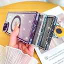 Fiyart Designed for iPhone 15 Case,Compatible with MagSafe Love Hearts Plating Soft Slim TPU Rectangular Magnetic Glitter Shockproof Phone Bumper for Women Girls 6.1"-Purple