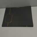 Kisston 10 Pack Executive Twin Pocket Folders Letter Size Black with Gold Foil Trim Textured Folders with 2 Pockets for Home Business Office