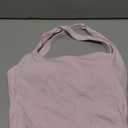 Romansong Strappy Yoga Sports Bras for Women Padded Criss-Cross Back Tank Tops (Large, Light Pink)