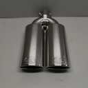 DC Sport EX-2012 Stainless Steel Oval Slant Cut Bolt-on Exhaust Tip
