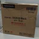 Sweetcrispy Small Office Desk Chair, Ergonomic Low-Back Mesh Rolling Work Swivel Chairs with Wheels, Armless Comfortable Seat Lumbar Support for Home, Bedroom, Study, Student, Adults,Classic Black