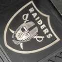 FANMATS 9985 Las Vegas Raiders Back Row Utility Car Mat - 1 Piece - 14in. x 17in., All Weather Protection, Universal Fit, Molded Team Logo