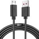 Replacement Micro USB Charger Cord for JBL Clip 3, 2, JBL Flip 4, 3, 2, JBL Charge 3, 2, 2 Plus Waterproof Portable Bluetooth Speaker Charging Cord Cable (5FT)