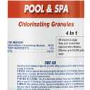 5Lbs Chlorinating Granules for Pools, Spas & Hot Tubs  Kills Bacteria & Algae, Fast-Dissolving Formula