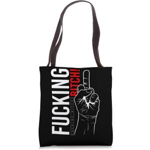 Middle Finger Tote Bag (16 inches)
