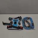 No Pull Dog Harness Adjustable Reflective Oxford Easy Control Medium Large Dog Harness with A Free Heavy Duty 5ft Dog Leash