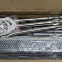 Grill Replacement Parts for Brinkmann 810-2511-S 810-2512-S, Replacement Grill Grates Heat Plate Grill Burner and Ignitor Repair Kit for 810-2511-S 810-2512-S Brinkman Grill Parts