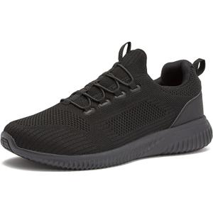 Avia Anchor SR Mesh Slip On Black Non Slip Shoes for Men, Water Resistant Mens Work Shoes & Restaurant or Food Service Sneakers - Med or Wide Comfortable Slip Resistant Work Shoes Men, Safety Footwear, 12 Wide