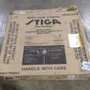 STIGA Space Saver - Compact Ping Pong Table - Separate Table Halves - Regulation Height - No Assembly Required (Brown)