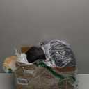 Calming Extra Large Dog Bed for Couch, 45 x 37 inch Removable Couch Cover for Dogs Washable, Non-Slip Fluffy Plush Dog Sofa Mat for Furniture Protector - Grey