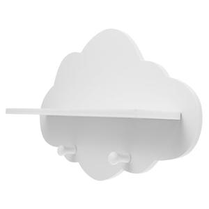 1pc Shelf Partition Wooden Pearlescent White