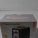 Toastmaster 2-Slice Cool Touch Toaster, black with stainless accent