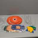 9 Pcs Fish Shaped and Bobber Paper Hanging Lanterns Set Fishing Party Decorations Paper Lanterns Colored for Party Red and White Round Birthday Supplies