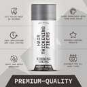 Striking Viking Hair Fibers for Thinning Hair (Medium Brown) 28g - Naturally Derived - Long Lasting Powder, Undetectable, Thicker Look for Men & Women