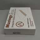 Muslogy Center Console Armrest Cover Fit for Tesla Model Y Juniper 2026+ / Model 3 Highland 2024+ Accessories, Comfort Armrest Pad Console Lid Cushion Vegan Leather Snap-On Black (Hard Cover)