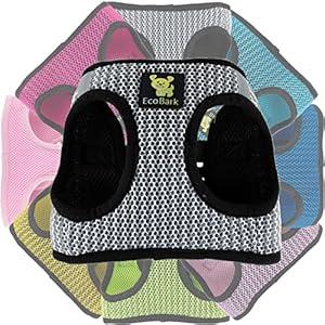 EcoBark Step in Dog Harness Reflective Soft Ultra Padded Mesh Dog Harnesses for XXS, XS, Small, and Medium Dogs and Puppies Eco-Friendly Comfort Secure Halter No Pull Adjustable Pet Vest