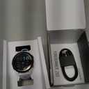 Garmin Forerunner® 265, Running Smartwatch, 46mm, Whitestone/Tidal Blue