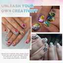 12 Colors Nail Art Pens Set, 0.5mm Fine Tip Acrylic Nail Art Markers for Kids Adults, Portable Nail Art Pens for Painting Nails, Quick Dry Waterproof Nail Polish Pens, Manicure Tools for Home Nail DIY