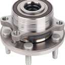 MACEL 512460 Front/Rear Wheel Hub and Bearing Assembly Compatible with 2011-2019 Ford Explorer, 2013-2018 Ford Police Interceptor Utility 5 Lugs Non ABS