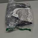 Arotive Microfiber Bathroom Rugs, Shaggy Soft and Absorbent Contour Toilet Rugs, Non-Slip, Thick Plush Machine Washable Dry Bath Mats for Toilet Base, 24x20, Black, U-Shape