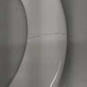 BEMIS 500EC 390 Toilet Seat with Easy Clean & Change Hinges, 1 Pack Round, Cotton White