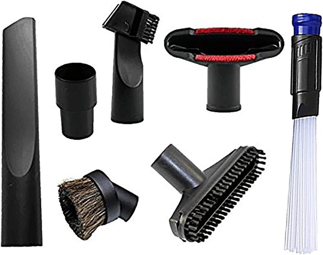 1 1/4 inch Vacuum Attachments Brushes Kit 1-1/4 inch 1-3/8 inch Vacuum Cleaner Accessories for 32mm and 35mm Standard Hose