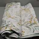 Joyreap 2 Pieces Microfiber Quilt Set, Botanical Green Leaves on White Reversible Design, Bedspread Bed Cover for All Season, 1 Quilt and 1 Pillow Sham (Twin, 68x86 inches)