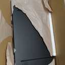 PEKGRIL 17X8 Inch Large Pegboard Shelves Set of 2, Metal Peg Board Shelves Accessories, Flat Display Shelves for Pegboard, Metal Retail Display for Storage and Organization, Black