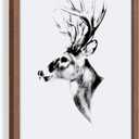 Yaetm 12x18 Picture Frames Set of 4, Walnut Brown, Solid Wood Frame 12 x 18 Frame for Gallery Wall, Photos, Posters & Art Prints, Wall Mount (4 pack, Walnut)