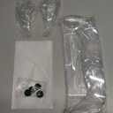 HEYSTOP Case for PlayStation 5 with Screen Protector Tempered Glass, PS5 Protective Case with Comfortable Ergonomic Grip, 6 Thumb Stick Caps (Clear)