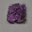 Purple Lanyards 100 Pcs Lanyard for Id Badges Flat Lanyard with Badge Clip with J-Hook (Purple)