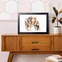 LaVie Home 14x22 Picture Frame Black Poster Frame, Stable and Sturdy Frame and Polished Plexiglass, Horizontal and Vertical Format of The Walls 1 Pack