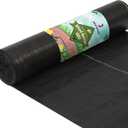 Jevrench 3.2 oz Heavy Duty Weed Barrier Landscape Fabric, 6 x 250 ft