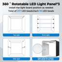 Photo Light Box, Portable 12/16/20/24/32 Inch Photo Studio Light Box, Shooting Tent Kit with 297 Light Beads and 6 Color Backdrops.Lightbox with 3 Stepless Dimming Light Boards for Studio Photography
