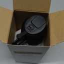 TrendPlain 16oz/470ml Glass Olive Oil Sprayer for Cooking – 2 in 1 Olive Oil Dispenser Bottle for Kitchen Gadgets and Air Fryer Accessories, Salad, BBQ - Black