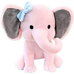 Stuffed Elephant Animal Plush Toys 9 Inch (Pink)