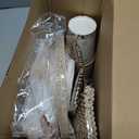 MEHOFOND Christmas Party Supplies193PCS, Gold Christmas Tree Disposable Dinnerware Paper Plates, Napkins, Cups, Cutlery,Tablecloth for Xmas Holiday Party Decor, Serve 24 Guestst