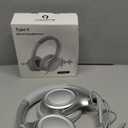 ADOOPE Wired Over-Ear Headphones with USB C Connector, Hi-Fi Stereo Sound, Noise-Isolating Ear Cups, Comfortable Fit for USB C Devices (No Bag, Silver)