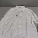 Mens Classic Fit Long Sleeve Shirt Professional Button Down for Office and Formal Events Comfortable Wear, Large