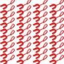 Seematn 40 Pcs Strapped Mouth Guard Bulk Football Mouthguard with Strap Youth Boxing Sports Mouthpieces Adult Mouthguard for Basketball Lacrosse Hockey Wrestling (Red)